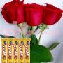 Bouquet of 3 Red Roses With Lovely Cadbury 5Star Treat