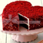 Red Velvet Heart Cake- queen of all layer cakes.