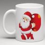 Santa Christmas Mug , perfect for the holiday season!