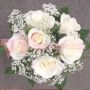 Dairy Milk & Wonderfully White Roses Bouquet