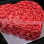 Heart Roses Cake