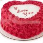 Heart Cake - I love you